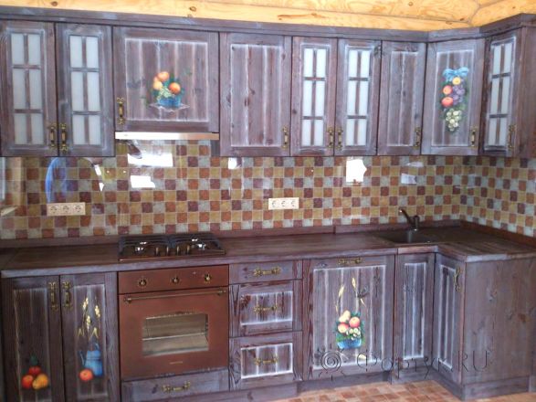 Стеновая панель фото: имитация плитки в тон напольного покрытия., заказ #SK-204, Серая кухня.