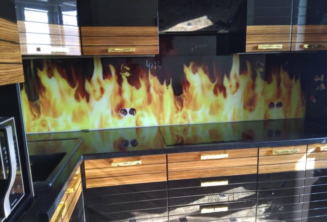 Скинали фото: пламя, заказ #ИНУТ-4216, Черная кухня. Изображение 185232