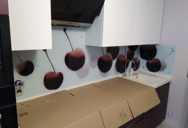 Скинали фото: спелая вишня, заказ #ИНУТ-197, Красная кухня. Изображение 194370
