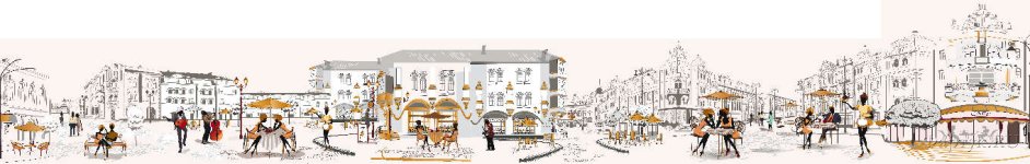 Скинали — Французские улочки с желтыми крышами кафе
