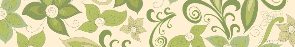 Скинали — Зеленый цветочный узор