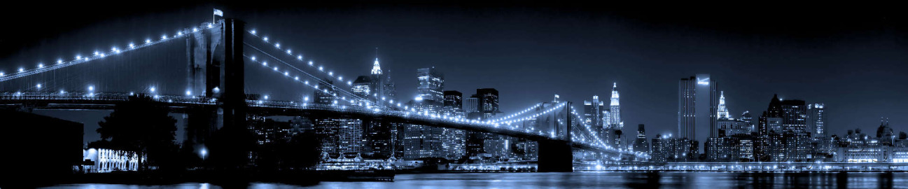 Скинали — Бруклинский мост в  серо-черных тонах