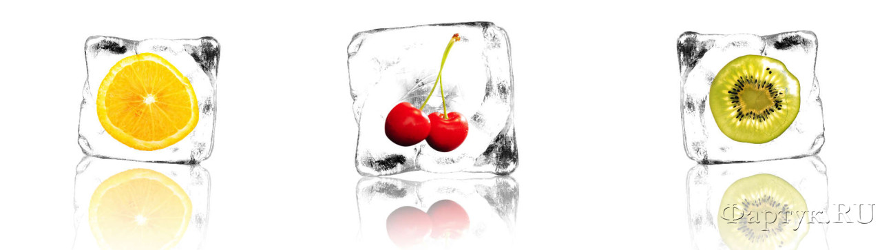 Скинали — Фрукты и ягоды в кусочках льда