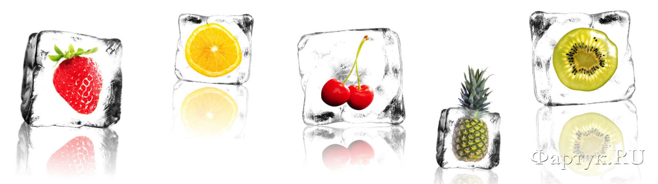 Скинали — Фрукты, ягоды и кусочки льда