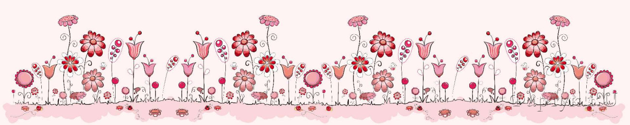Скинали — Нарисованные розовые цветы
