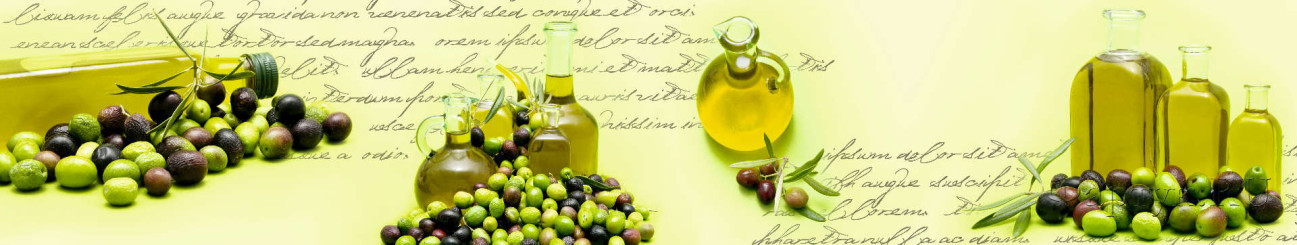 Скинали — Оливковое масло, оливки, маслины на фоне надписей