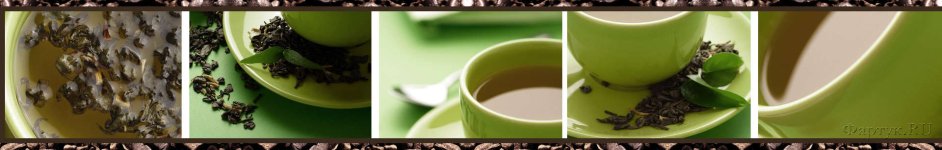 Скинали — Коллаж: чашки зеленого чая