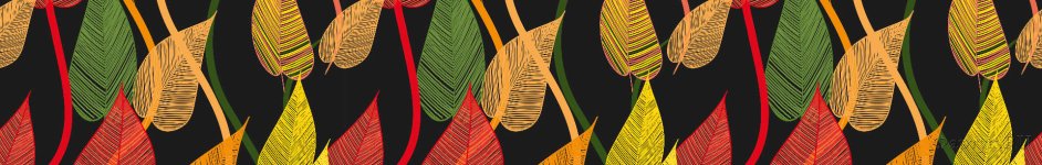 Скинали — Узор из разноцветных листьев