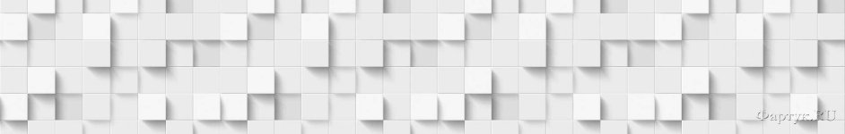 Скинали — Абстрактный белый кубический фон