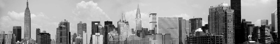 Скинали — Панорама Нью-Йорка в сером цвете