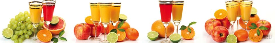 Скинали — Фруктовый сок  и фрукты