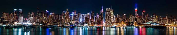 Скинали — Ночная панорама Нью-Йорка