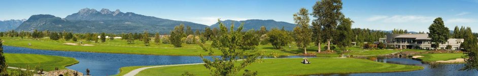 Скинали — Панорама, поле для гольфа