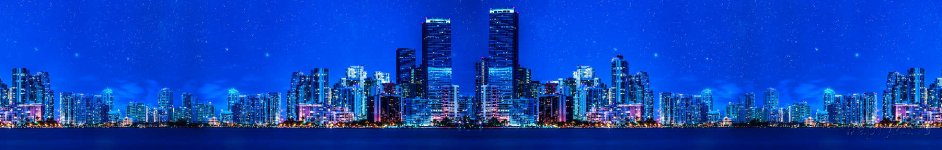 Скинали — Ночной город в синем цвете