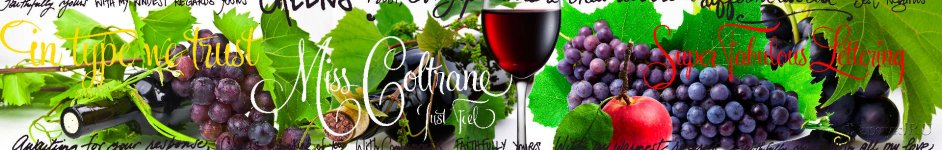 Скинали — Натюрморт с виноградом и бокалом красного вина