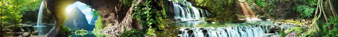 Скинали — Водопады в зелени