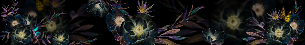 Скинали — Бесшовный векторный цветок