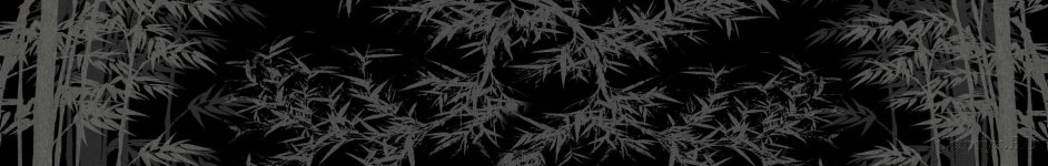 Скинали — Растительный черно-серый узор