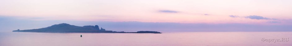 Скинали — Закат на море в фиолетовом цвете