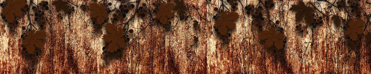 Скинали — Виноград на фоне текстуры дерева