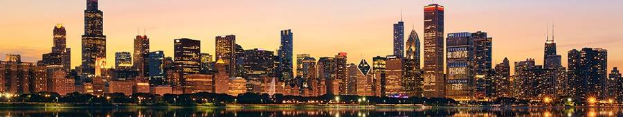 Скинали — Вечерняя панорама Чикаго
