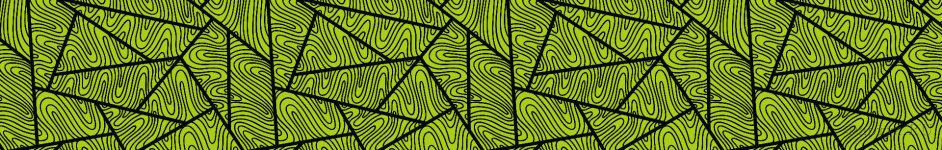 Скинали — абстракция зеленые треугольники