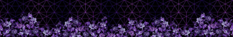 Скинали — Красочный фон: линейный узор и цветы 