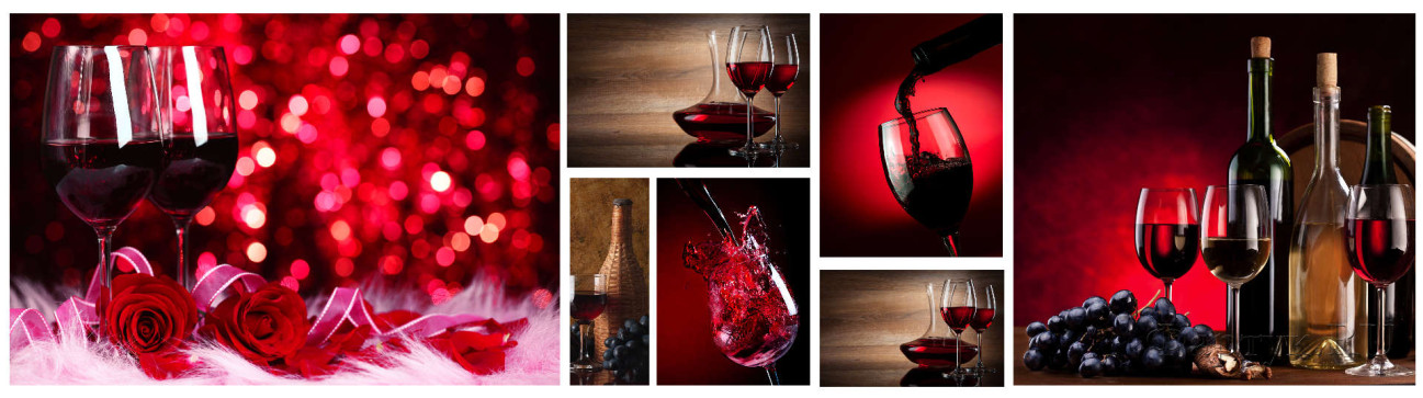 Скинали — Коллаж Красное вино