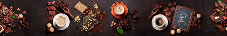 Скинали — Шоколад и кофе на бетонном фоне