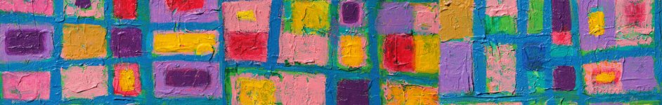 Скинали — Крашенная разноцветными прямоугольниками стена