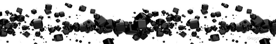 Скинали — Черные глянцевые квадраты на белом фоне 