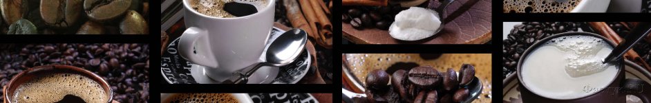 Скинали — Коллаж: чашка кофе и кофейные зерна