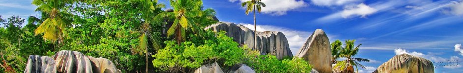 Скинали — остров с огромными камнями