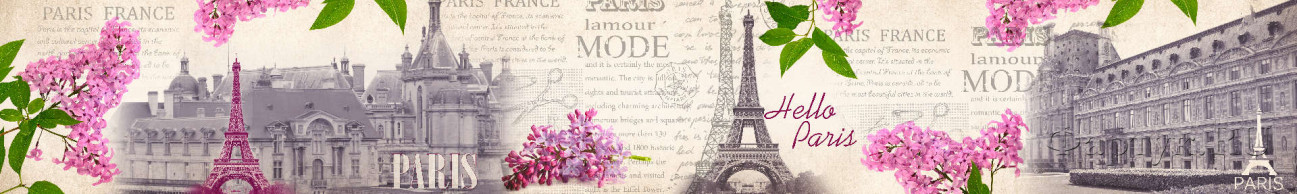 Скинали — Коллаж Париж в цветах