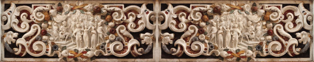 Скинали — Мозаика в стиле барокко.