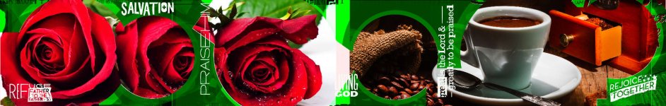 Скинали — Коллаж: красные розы и чашка кофе