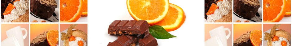 Скинали — Коллаж апельсины и шоколад