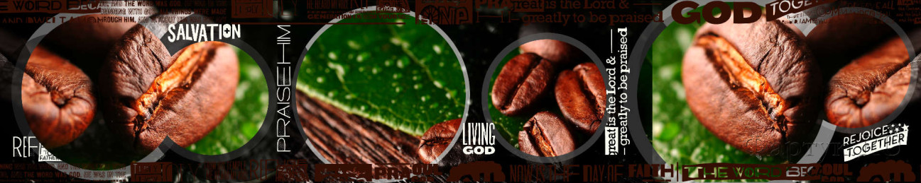 Скинали — Коллаж: зерна кофе и листья