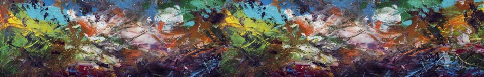 Скинали — Разноцветная картина на холсте