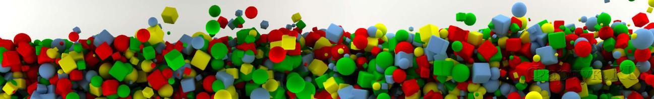 Скинали — Разноцветные шарики и кубики