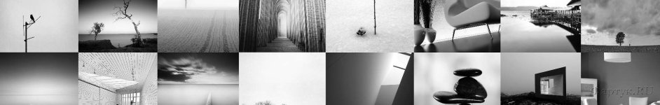 Скинали — Черно-белый коллаж Фотография