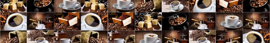 Скинали — Чашки кофе, кофейные зерна, кусочки сахара