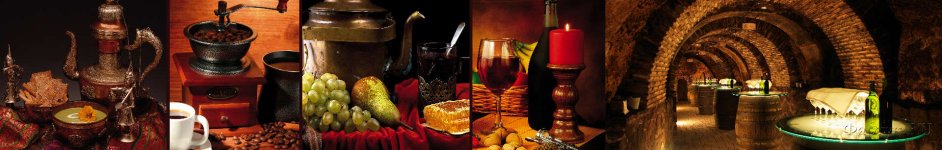 Скинали — Коллаж напитки и фрукты
