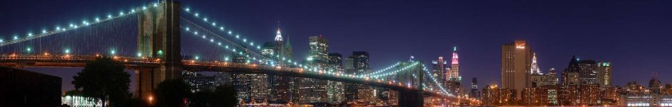 Скинали — Ночной Нью-Йорк Бруклинский мост