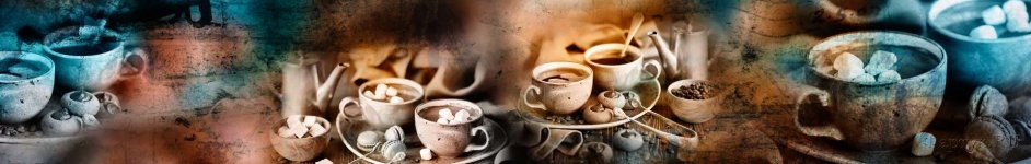 Скинали — Состаренный коллаж кофе