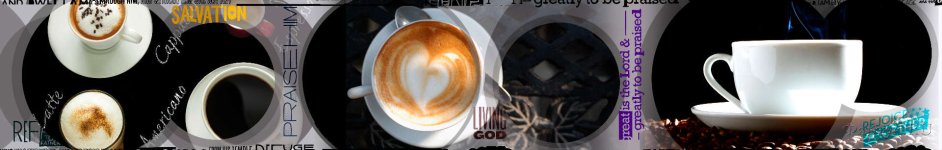 Скинали — Чашки кофе-коллаж
