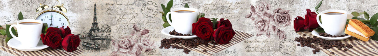 Скинали — Коллаж розы и чай в надписях