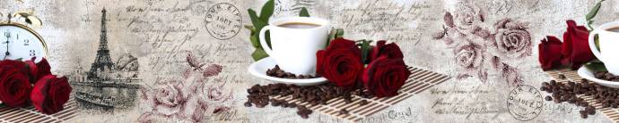 Скинали — Коллаж розы и чай в надписях