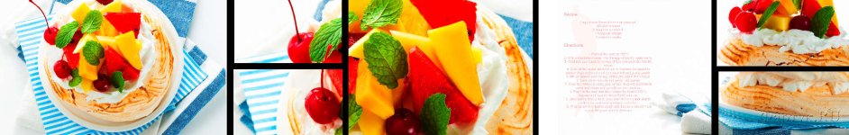 Скинали — Коллаж из свежих летних фруктов и ягод